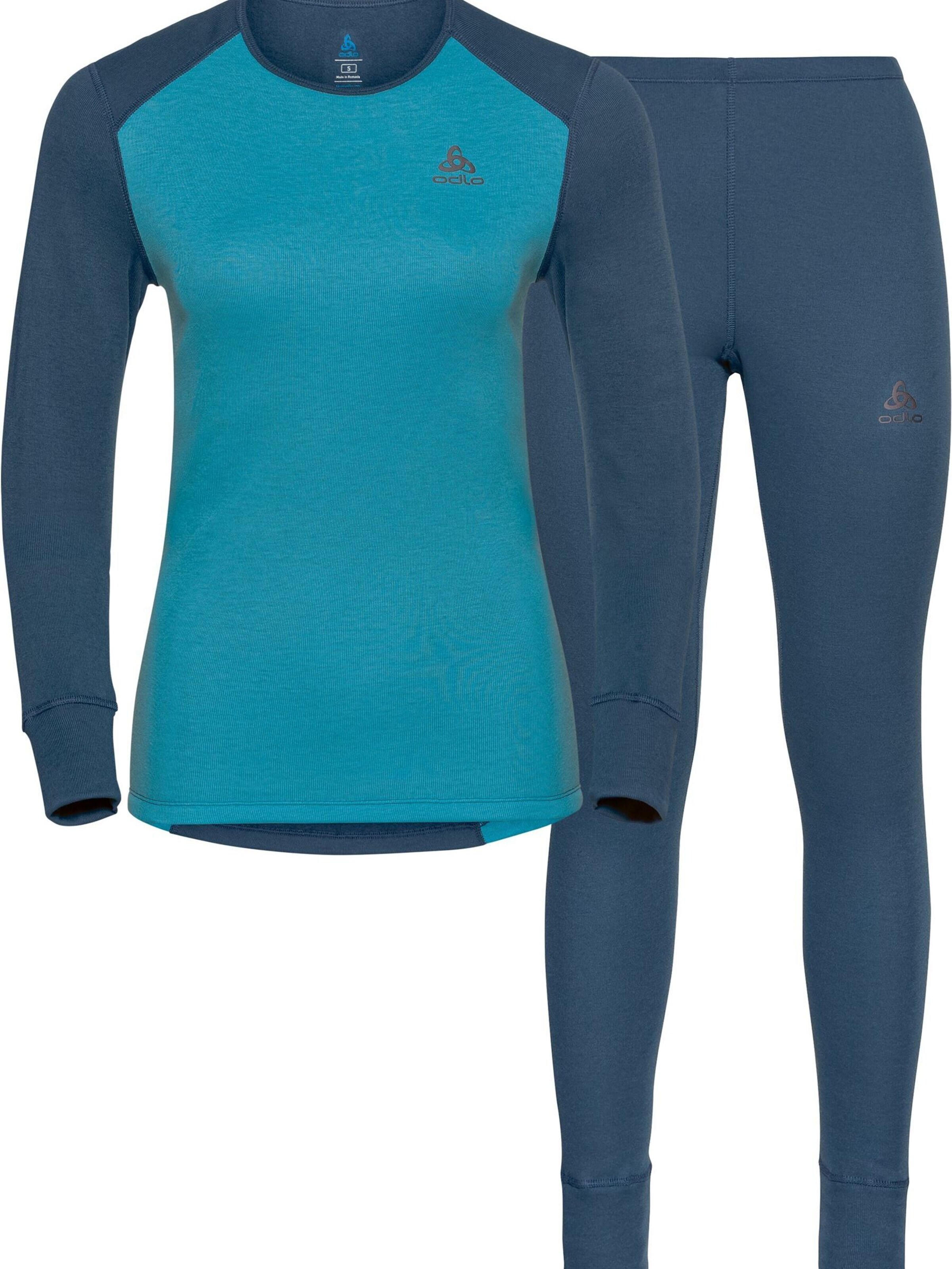 Ensemble de linge 'ACTIVE WARM' ODLO en bleu : devant