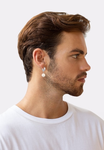 Boucles d'oreilles KUZZOI en argent : devant