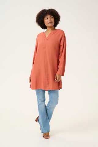 Cream Tunic 'Venta' in Orange