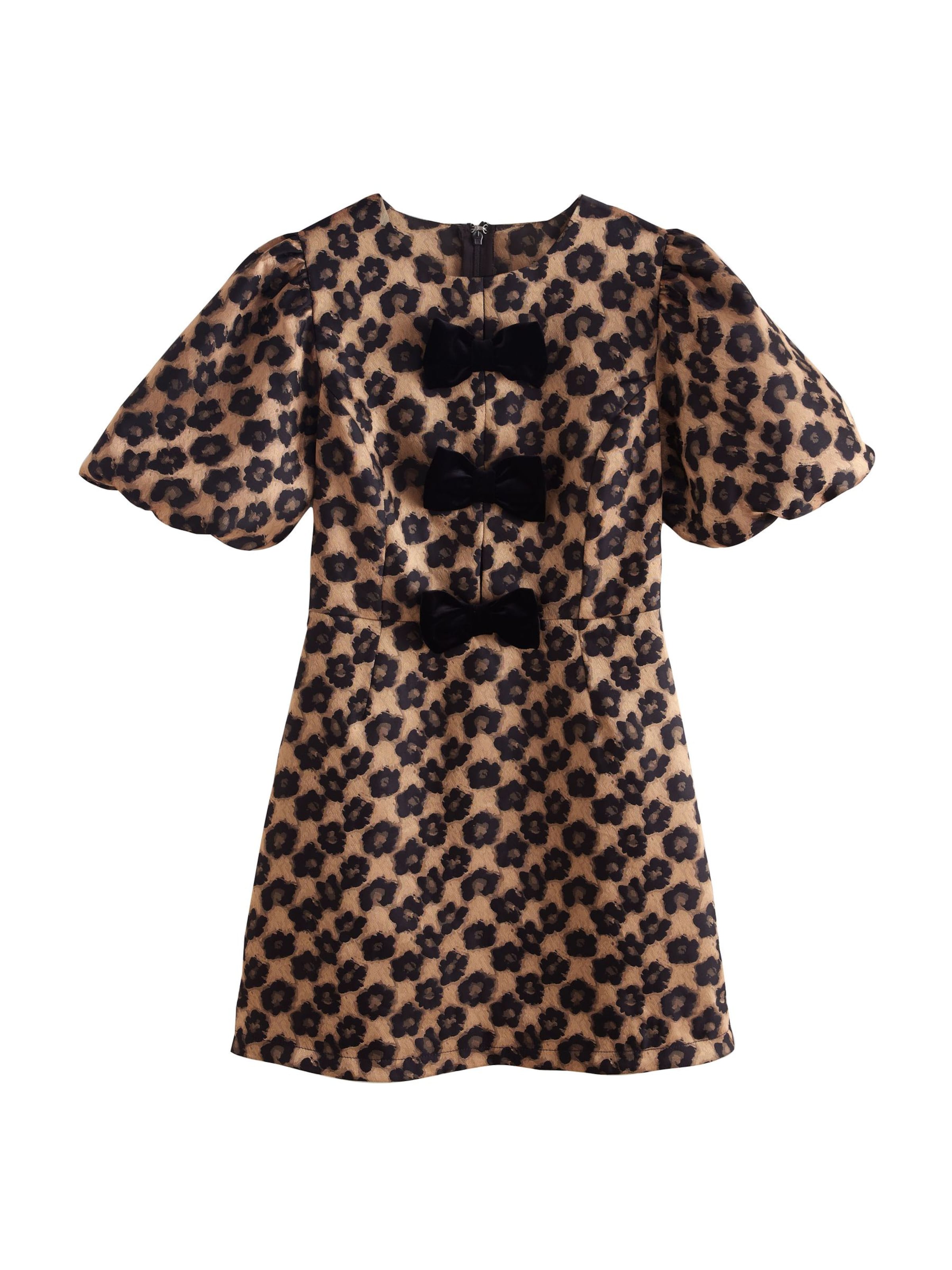 Robe de cocktail Next en marron : devant