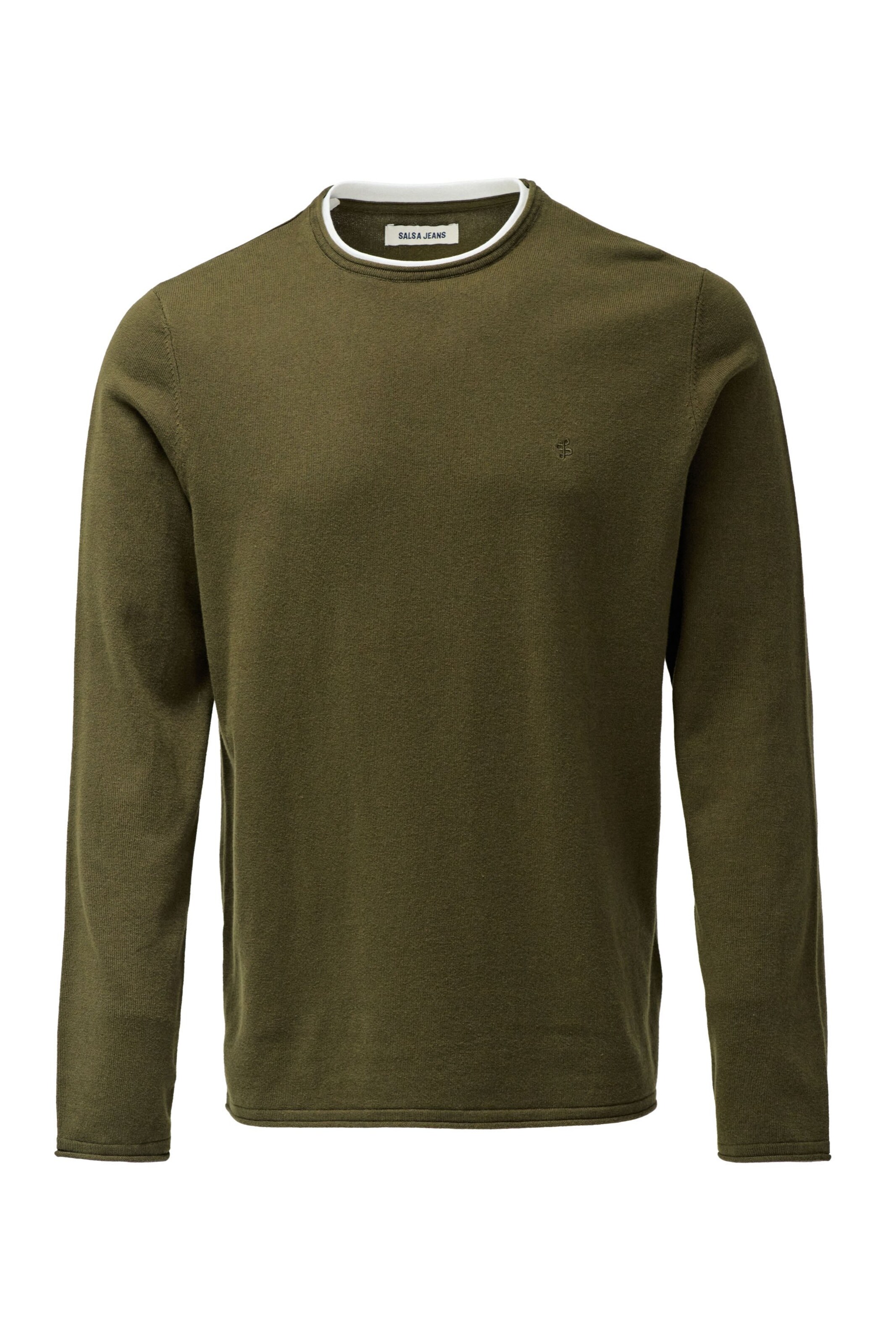 Pull-over Salsa Jeans en vert : devant