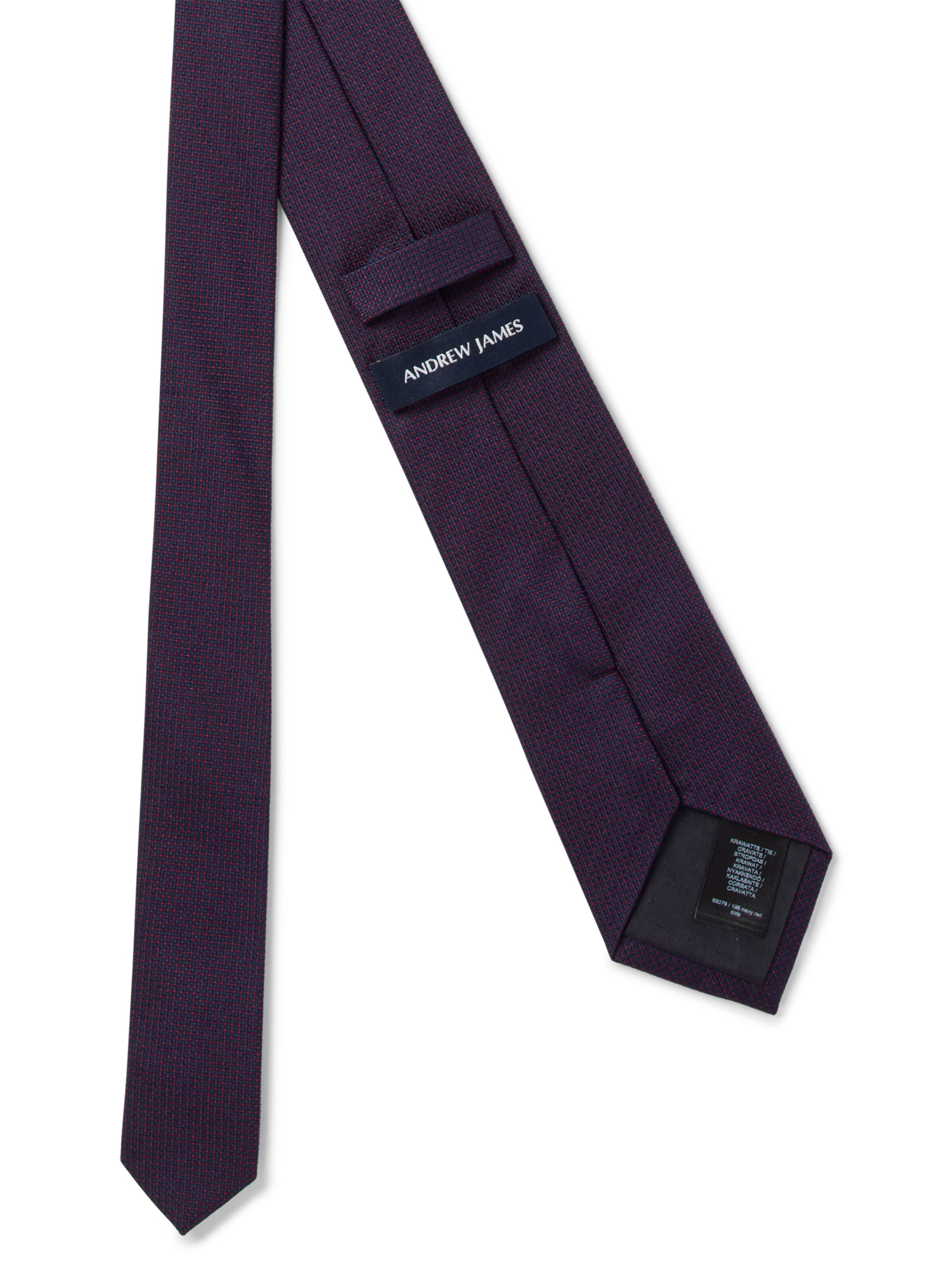 Andrew James Tie in Purple