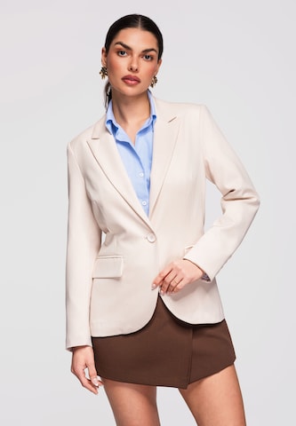 Ombre Blazer in Beige: front