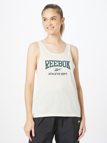 Reebok Sports top 'Workout Ready' in White: front