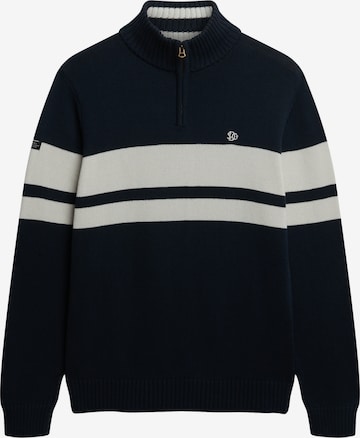 Pull-over Superdry & Co en bleu : devant
