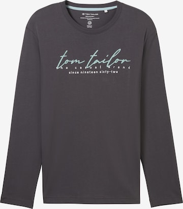 pelēks TOM TAILOR T-Krekls: no priekšpuses