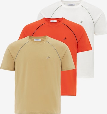 T-Shirt Moxx Paris en jaune : devant