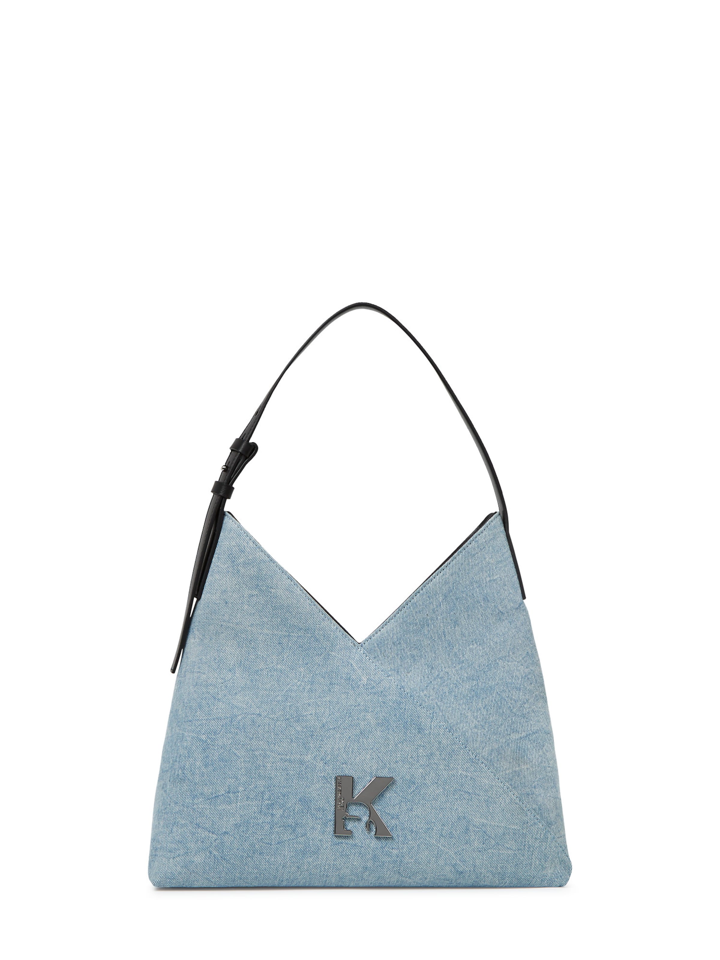 KARL LAGERFELD JEANS - Bolso saco en azul: frente
