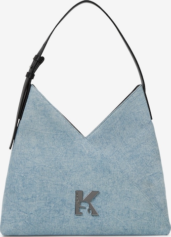 KARL LAGERFELD JEANS Pussukkalaukku värissä sininen: etupuoli