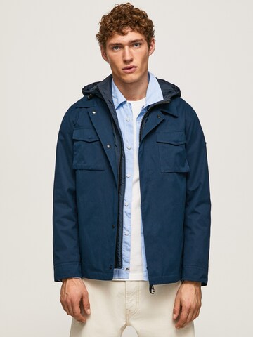 Pepe Jeans Between-Season Jacket 'CARSON' in Blue: front