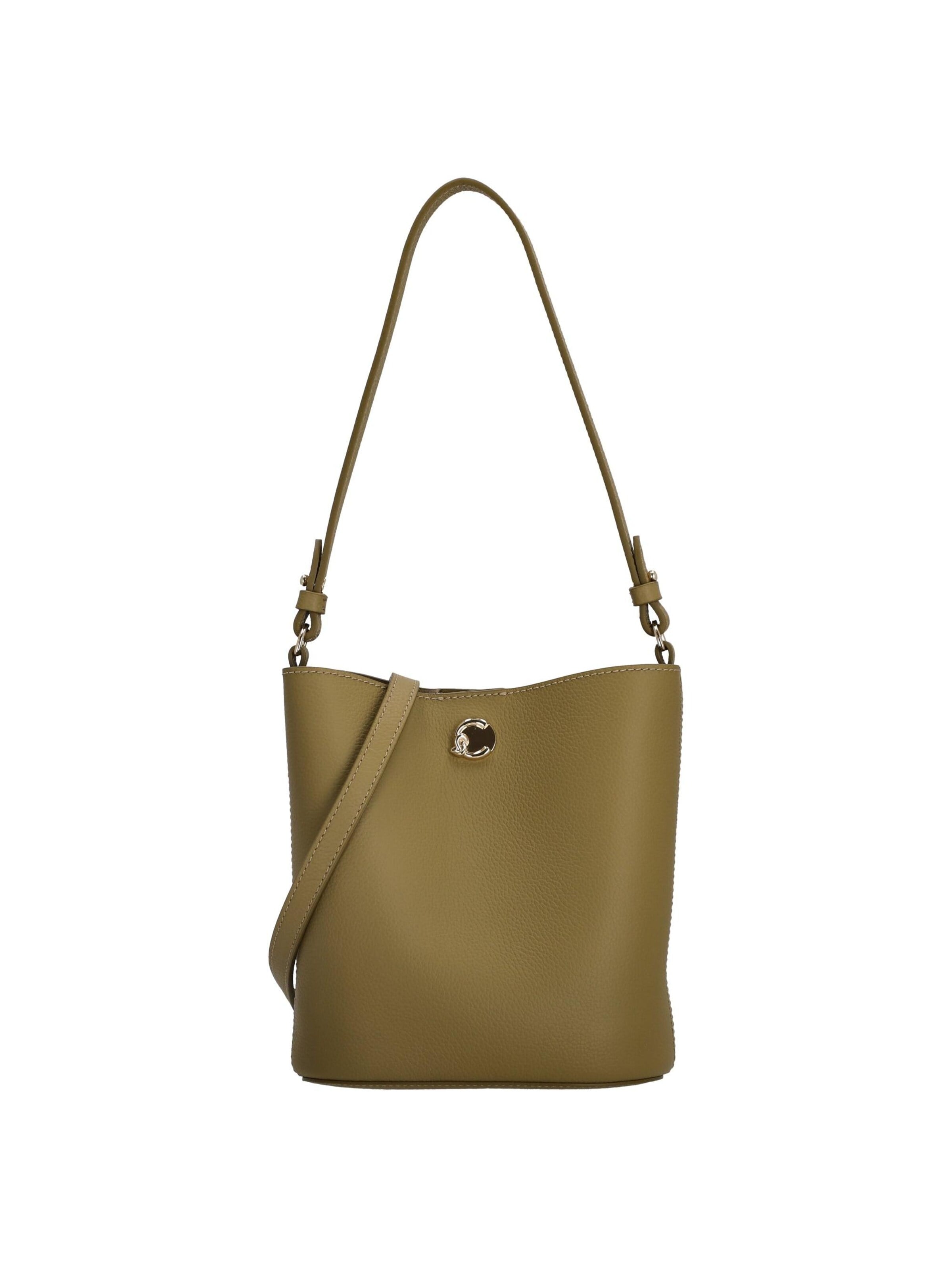 Coccinelle Shoulder Bag 'Nikla' in Beige: front