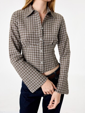 Koton Bluse in Braun
