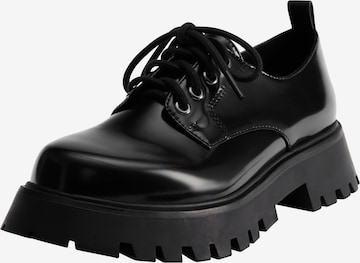 Pull&Bear Pantofle w kolorze czarny: przód