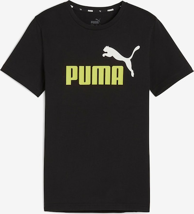 citromzöld / fekete / fehér PUMA Póló 'Essential', Termék nézet