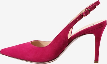 Högl Slingback Pumps 'Boulevard' in Red: front