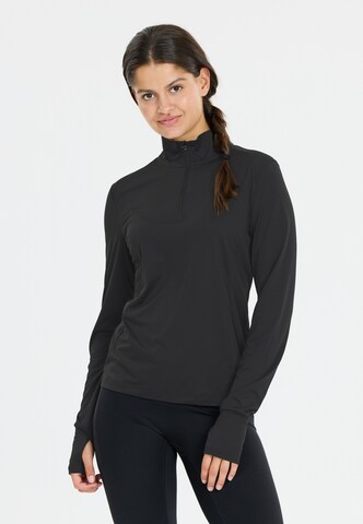 ENDURANCE Sports sweater 'Chaba' in Black: front