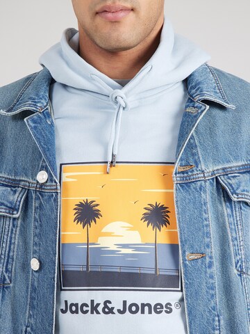 JACK & JONES Majica 'JJPERRY' | modra barva