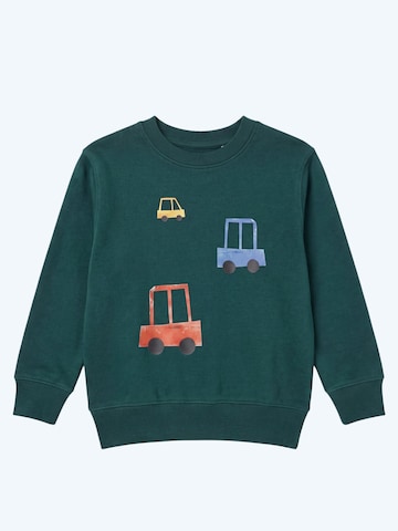 Felpa 'Autos' di MelaDi in verde: frontale