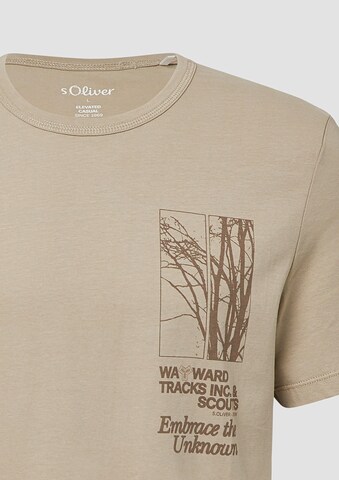 s.Oliver T-Shirt in Beige