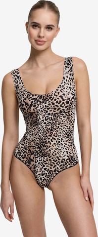 Body modelant 'Tank Bodysuit Sculpting Shapewear mit String' cfab (formerly creamy fabrics) en beige : devant