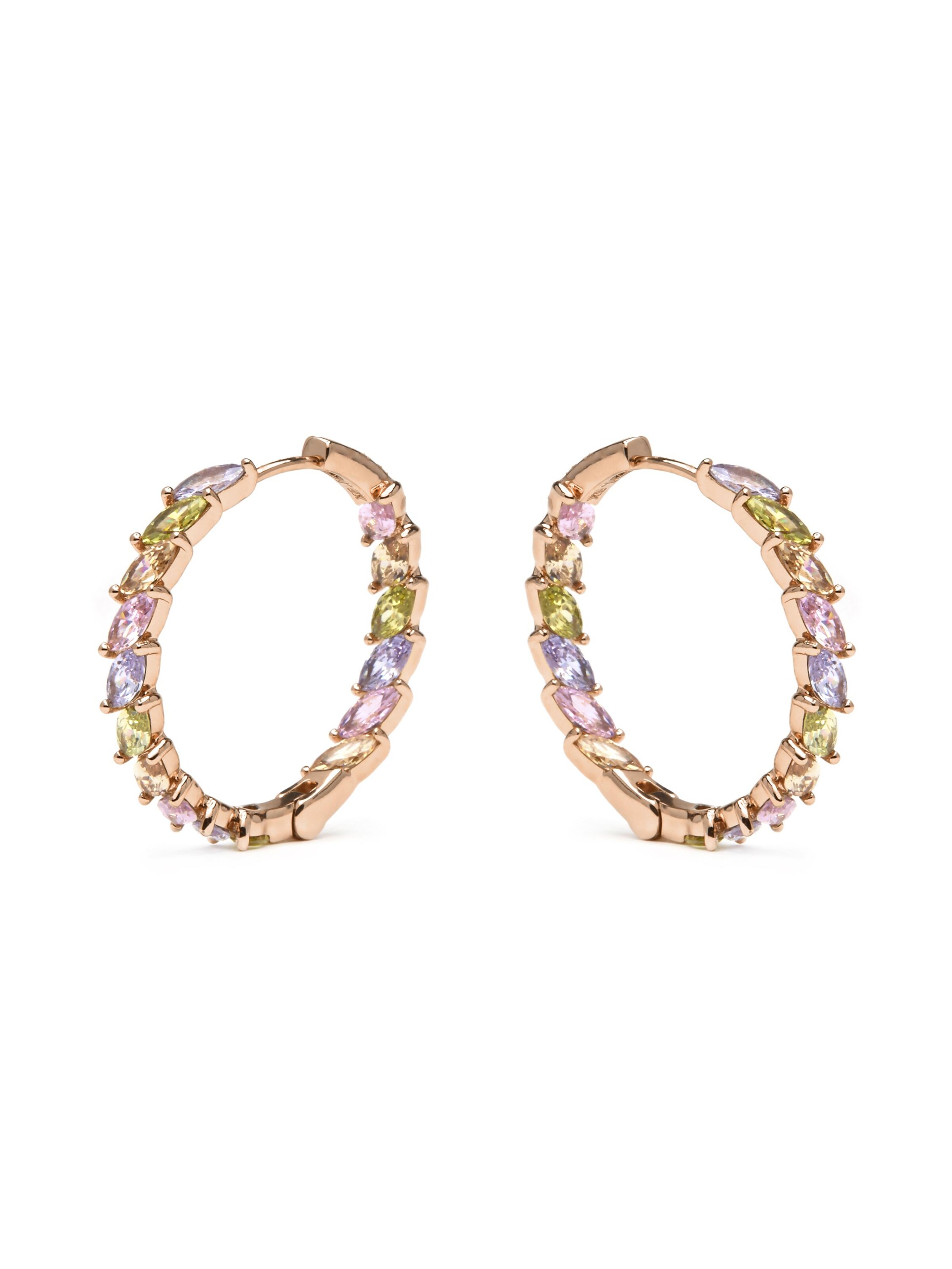 Boucles d'oreilles 'Anroth' Luxenter en mélange de couleurs : devant