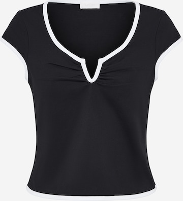 LeGer by Lena GerckeMajica 'Smilla' - crna boja: prednji dio