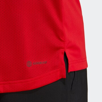 ADIDAS PERFORMANCE - Camisa funcionais 'Club' em vermelho