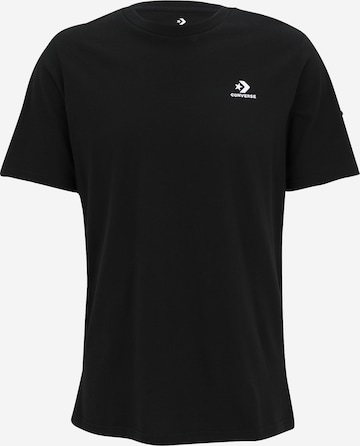 T-Shirt CONVERSE en noir : devant