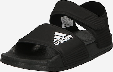 ADIDAS PERFORMANCE Strandschuh 'Adilette' in Schwarz: Vorderseite