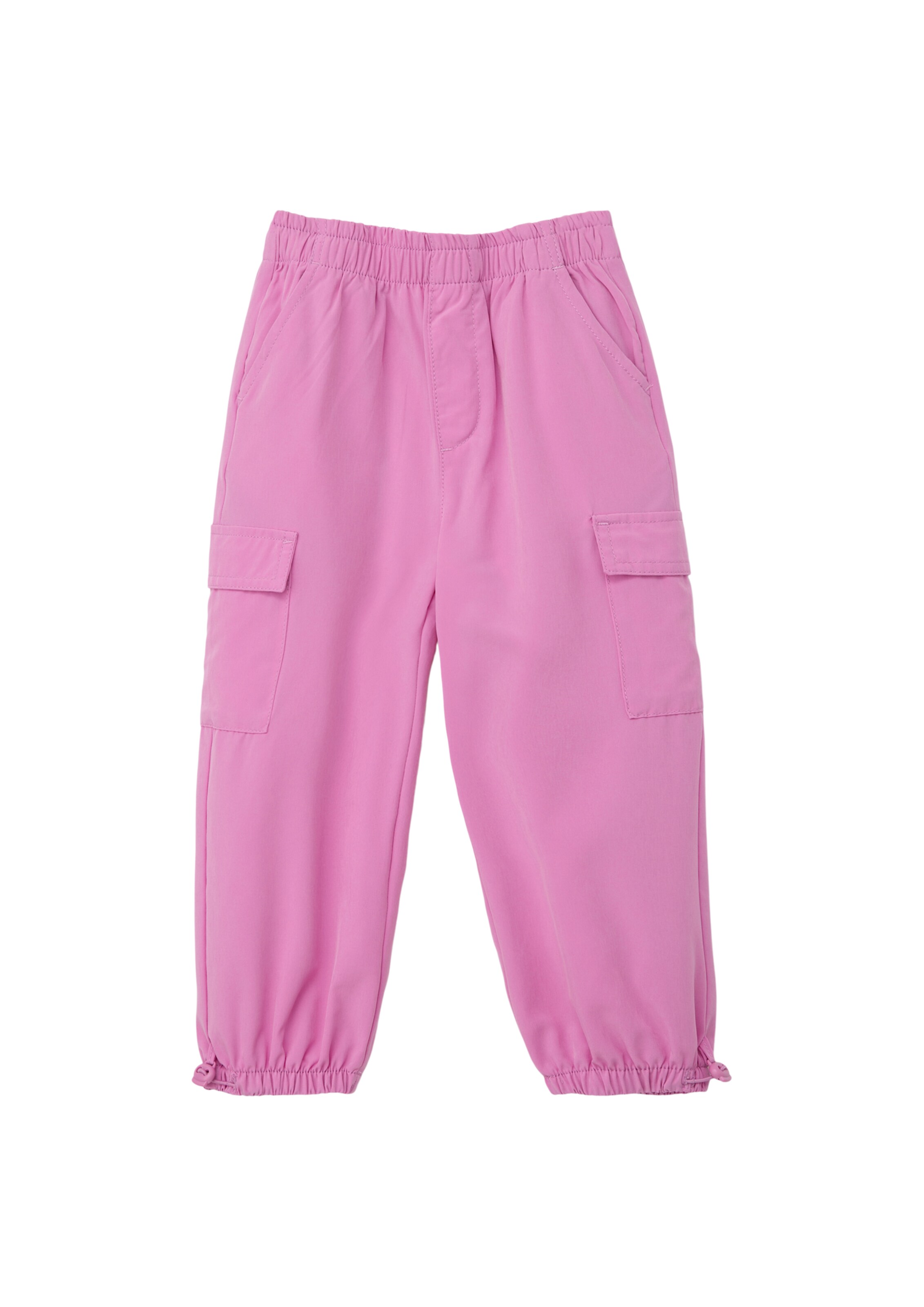 s.Oliver Tapered Trousers in Pink: front
