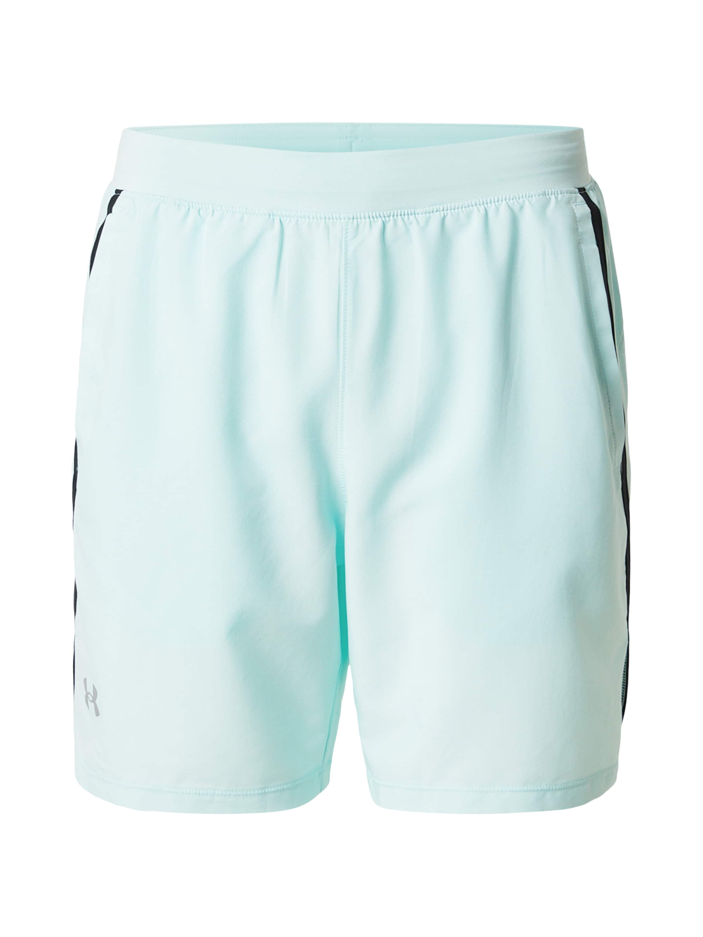 UNDER ARMOUR Regular Workout Pants 'Launch 7' in Green: front