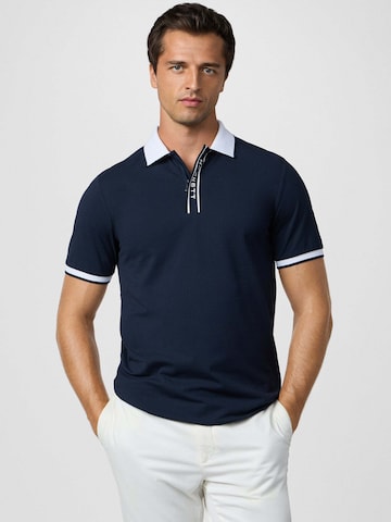 T-Shirt Hackett London en bleu : devant