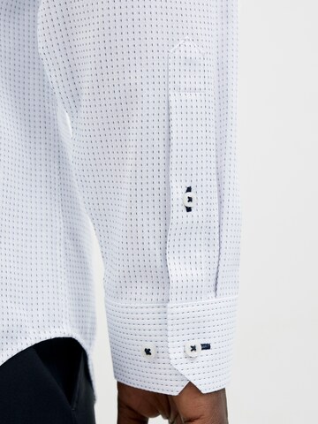 JACK & JONES - Ajuste estrecho Camisa 'JPRBLAPARKER' en blanco