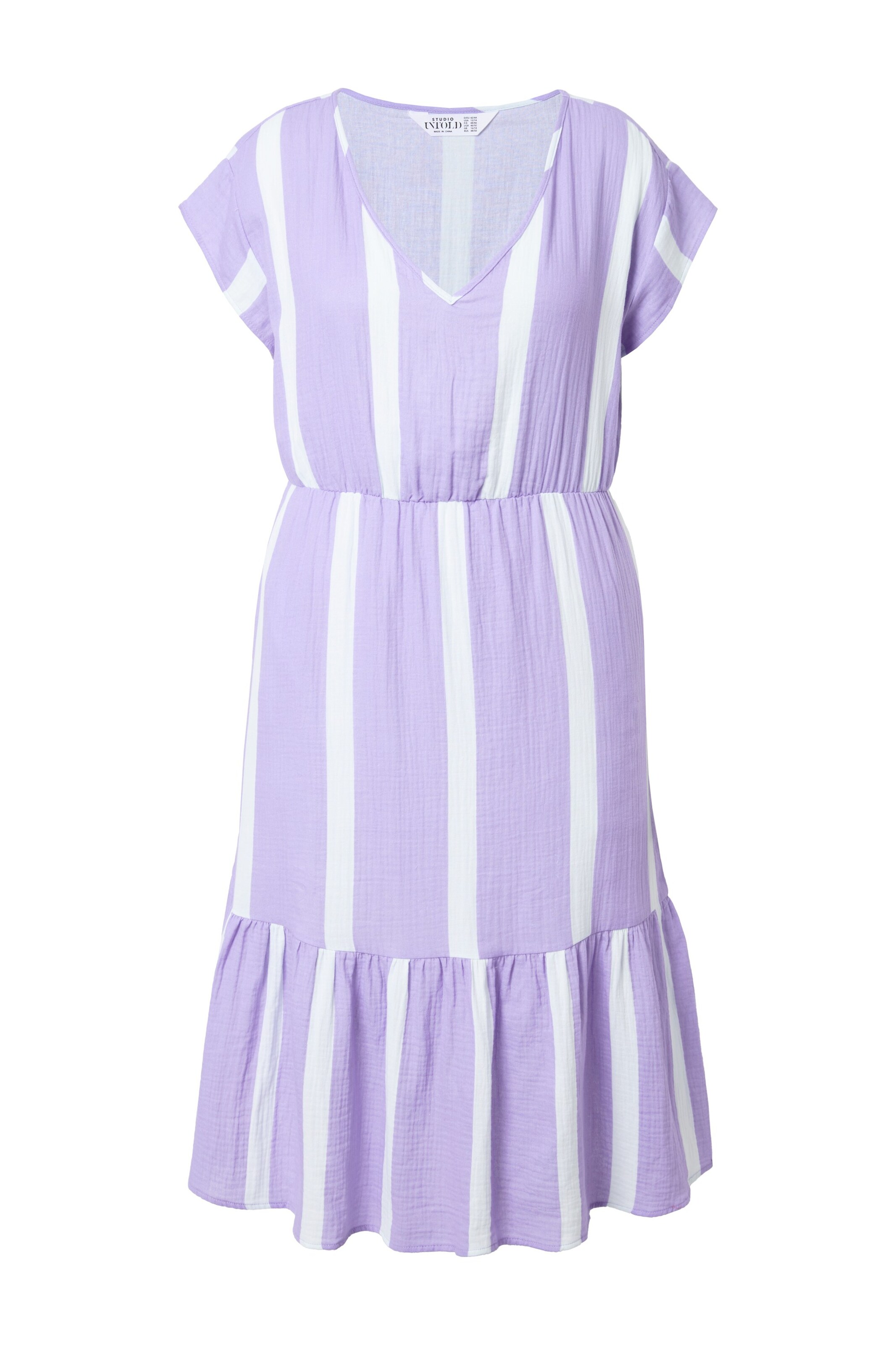 Studio Untold Jurk in Lila: voorkant