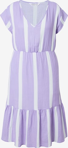 Studio Untold Jurk in Lila: voorkant