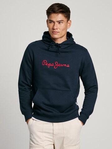 Pepe Jeans Sweatshirt 'New Joe' in Blue: front