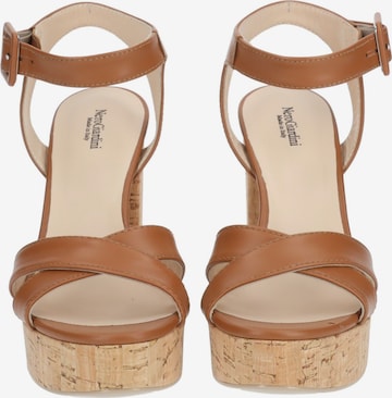 Nero Giardini Strap Sandals in Brown