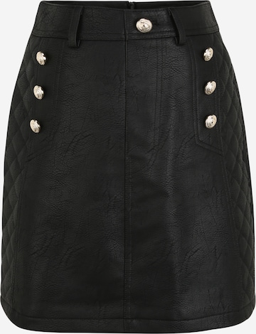 River Island Petite Rok in Zwart: voorkant