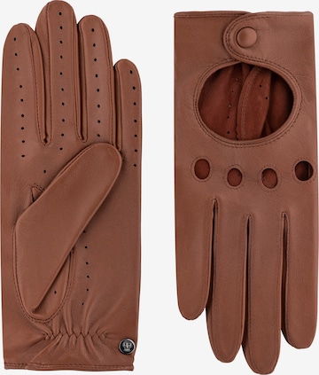 Gants 'ROM AUTOFAHRER' Roeckl en marron : devant
