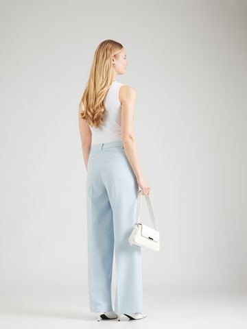 MORE & MORE Широкий Плиссированные брюки в Синий