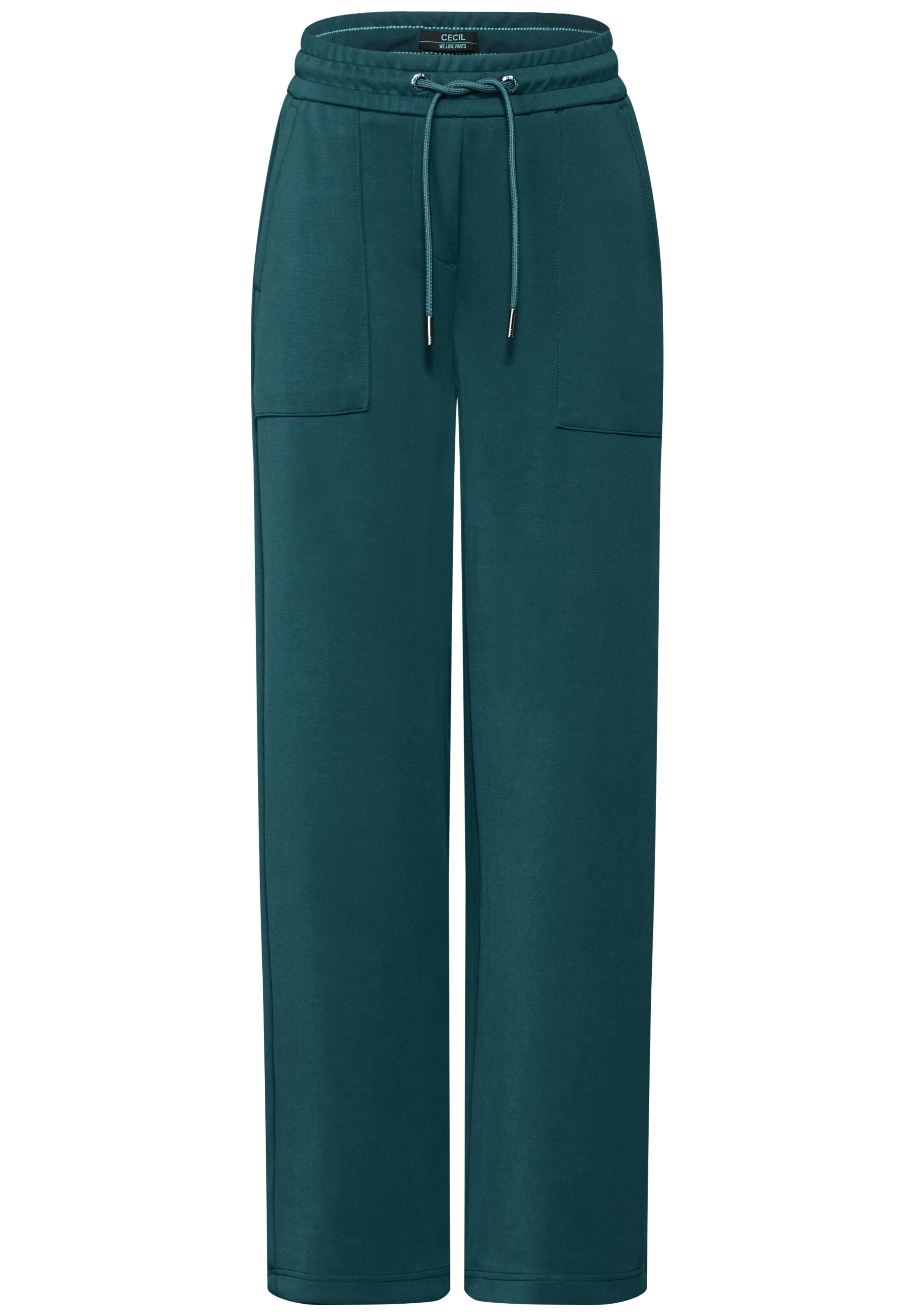 CECIL Wide Leg Hose in Grün: Vorderseite