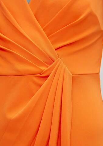 COMMA Kleid in Orange