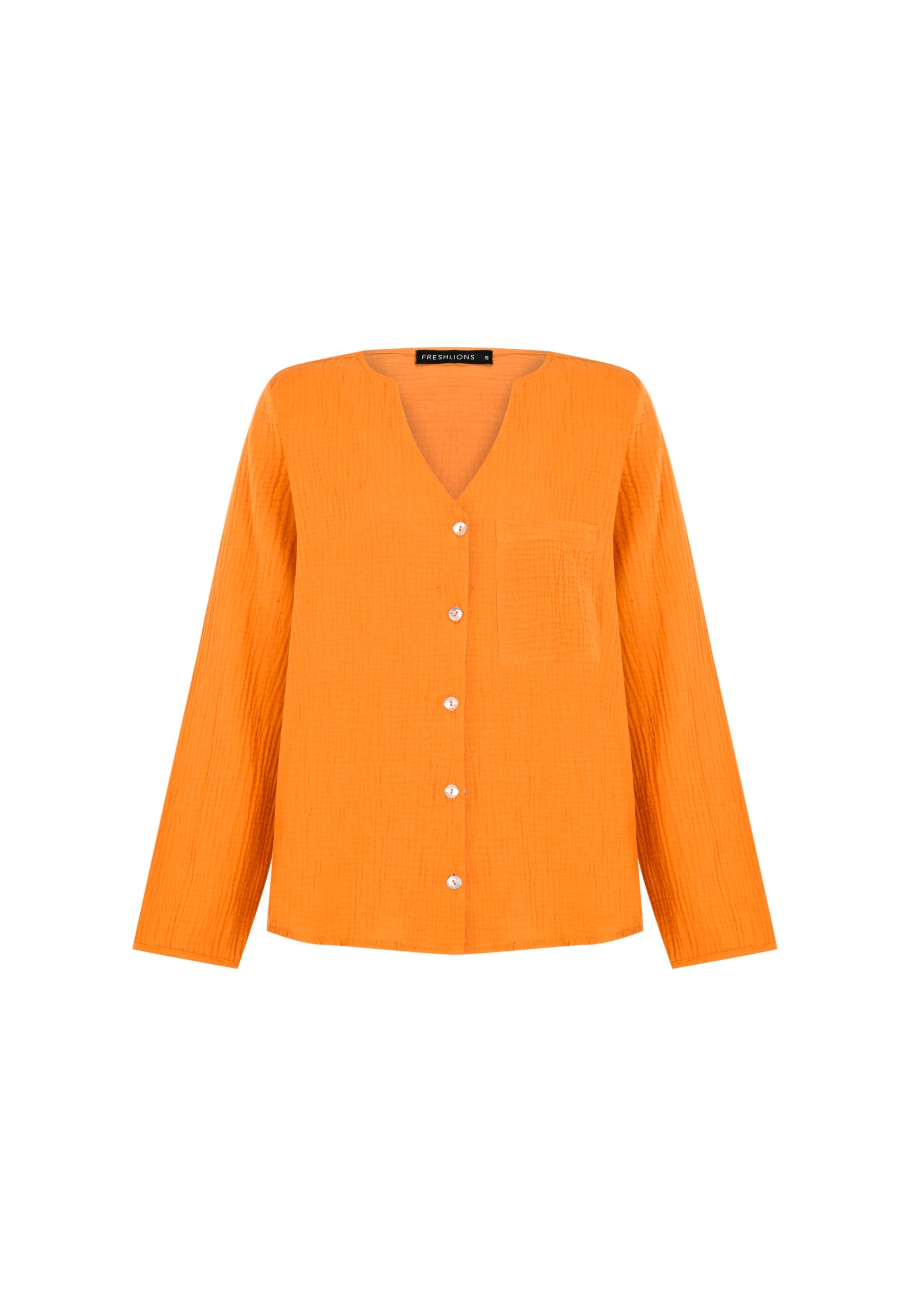 FRESHLIONS Blouse 'Bailey' in Orange: front
