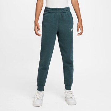 Nike Sportswear Tapered Pants in Blue: front