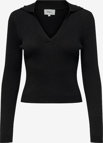 Pull-over ONLY en noir : devant