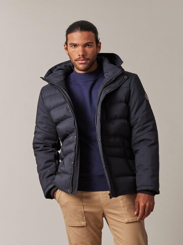 Deeluxe Winterjas 'Chiro' in Blauw: voorkant
