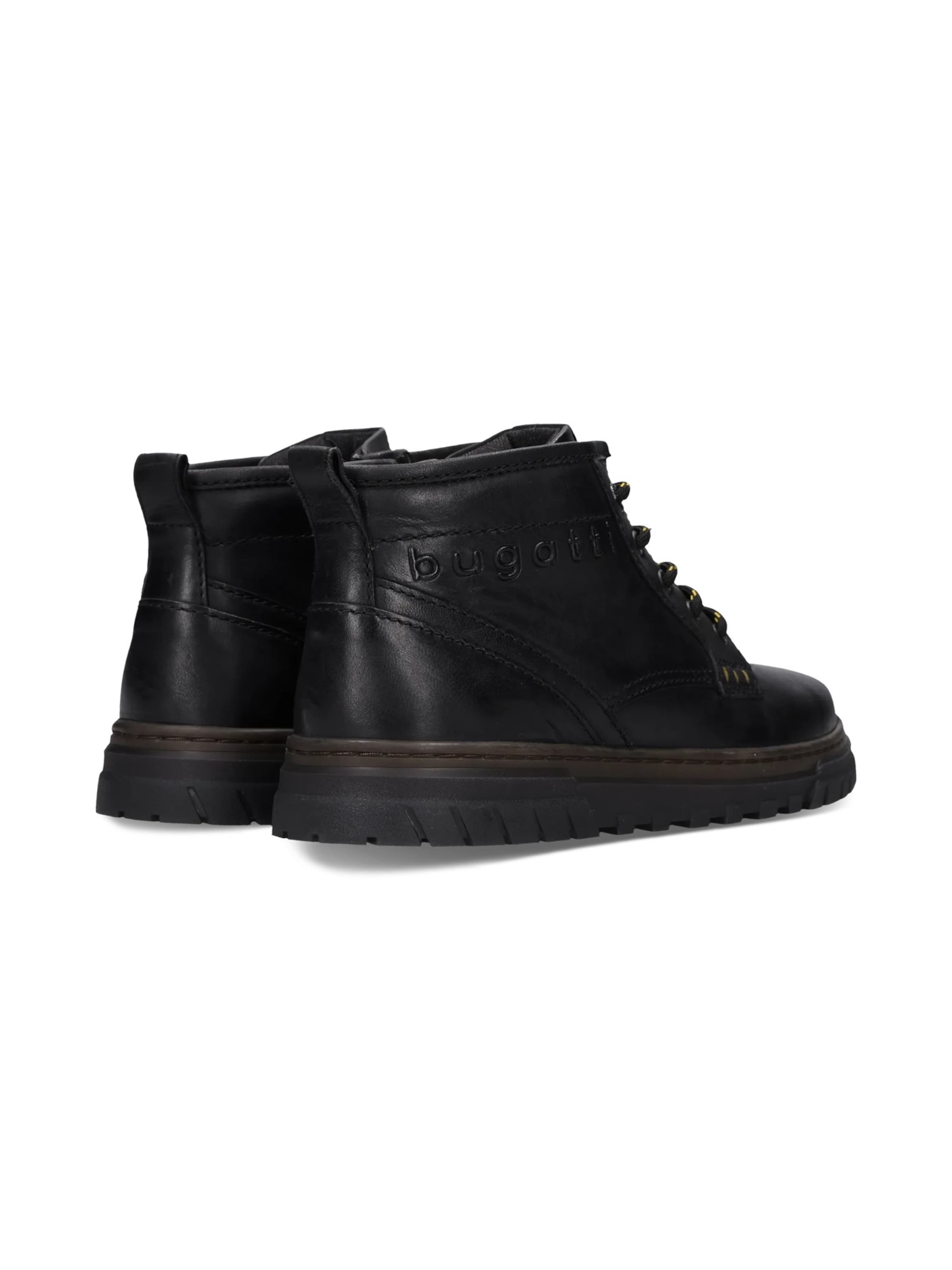 bugatti Schnürboots in Schwarz