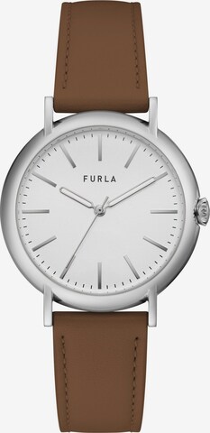 FURLA Analoguhr 'Easy Shape' in Braun: predná strana