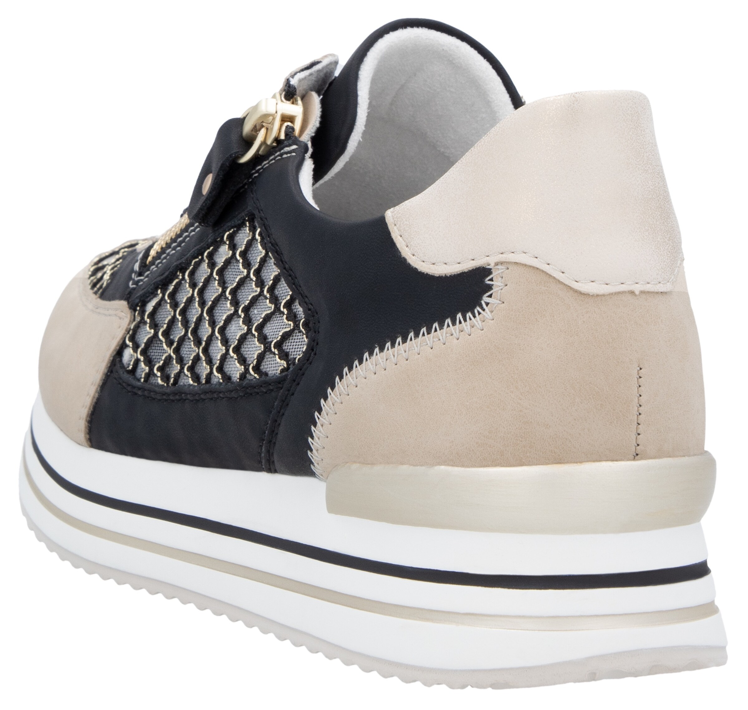 REMONTE Sneakers laag in Beige