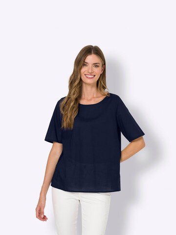 T-shirt heine en bleu : devant